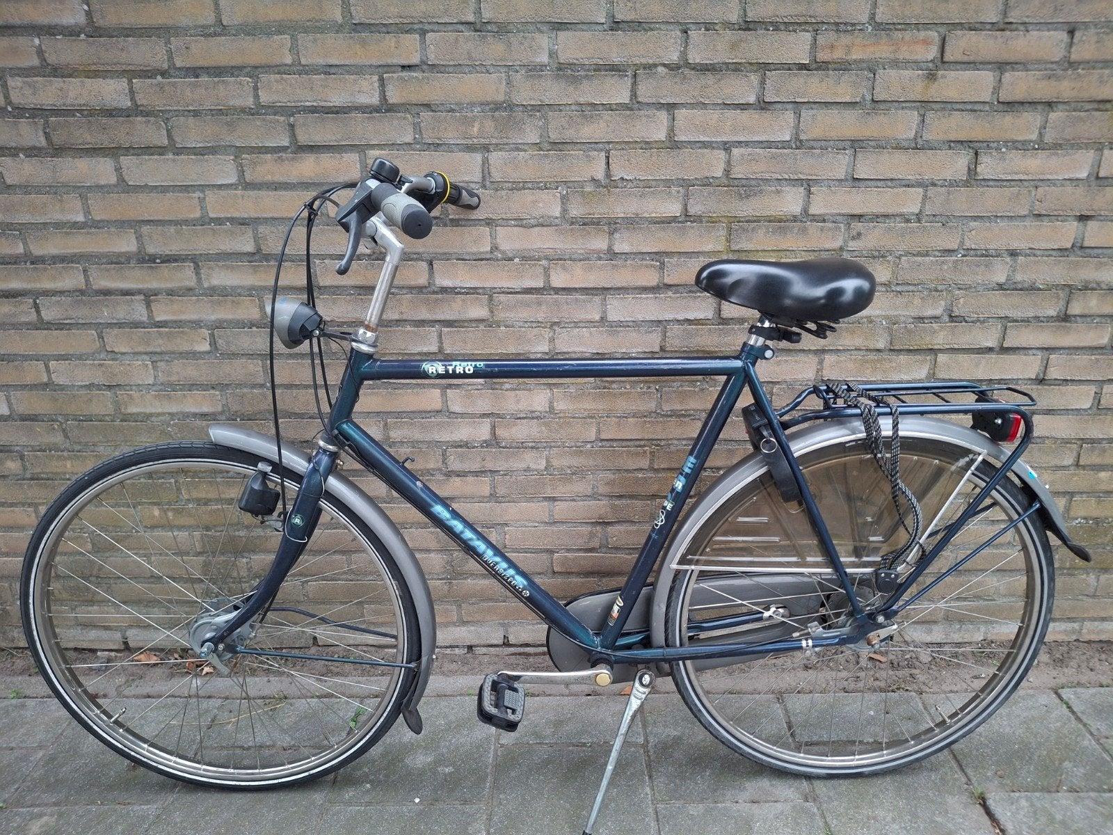 Herenfiets Batavus Gentleman Jetro 28 inch 3 versnellingen, Ophalen of Verzenden, Gebruikt, Batavus, Versnellingen