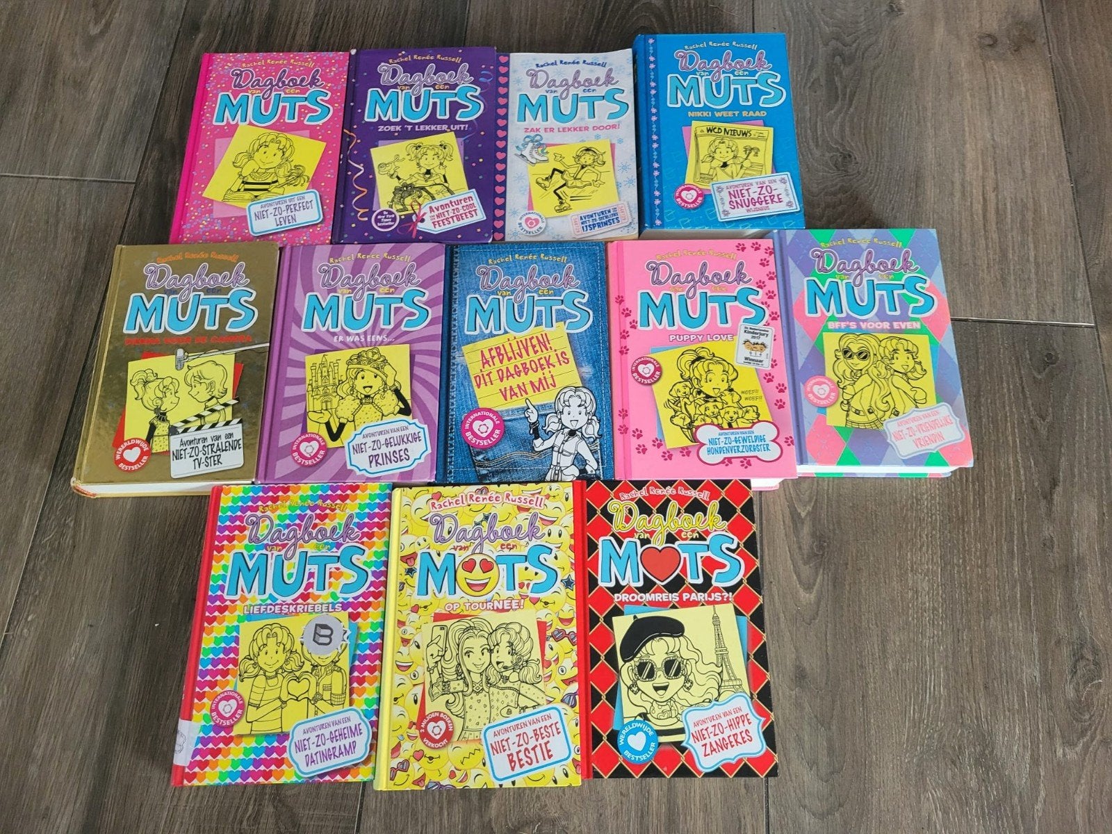 Dagboek van een Muts boekenreeks - 12 delen, Ophalen of Verzenden, Gelezen, Rachel Renée Russell, Fictie