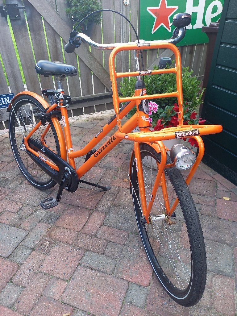 Fiets (olympische TEAM NL sportploegfiets), Ophalen, Terugtraprem, 47 tot 50 cm, Versnellingen