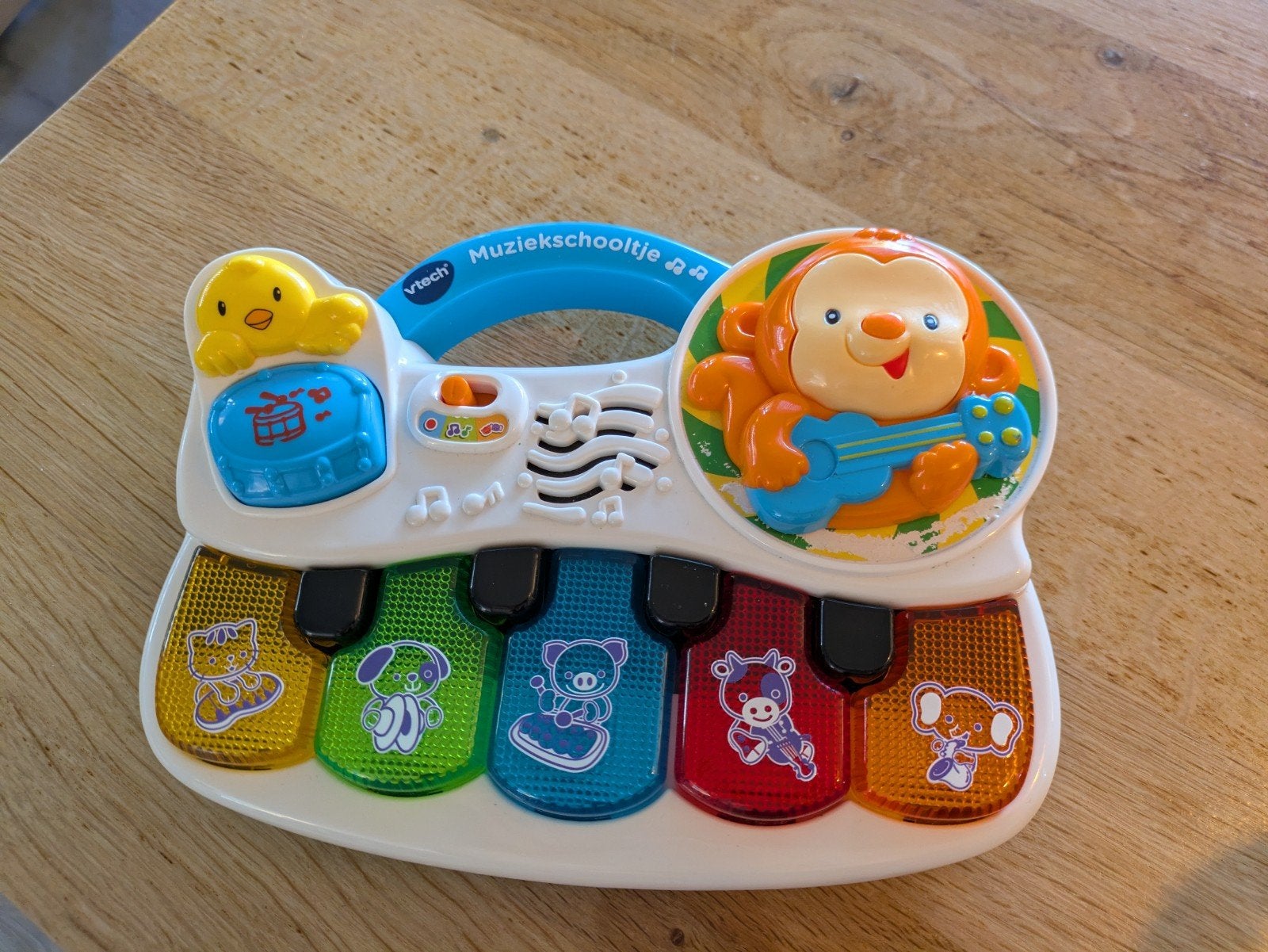 VTech Muziekschooltje - Interactief Speelgoed Piano, Kinderen en Baby's, Speelgoed | Vtech, Gebruikt, 6 maanden tot 2 jaar, Ophalen of Verzenden