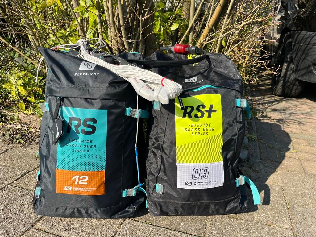 Eleveight Kiteset 2025: RS 12m v9, RS+ 9m v3, CS Auto V2 Bar, Watersport en Boten, Kitesurfen, Ophalen, Kitesurf-set, Geen board