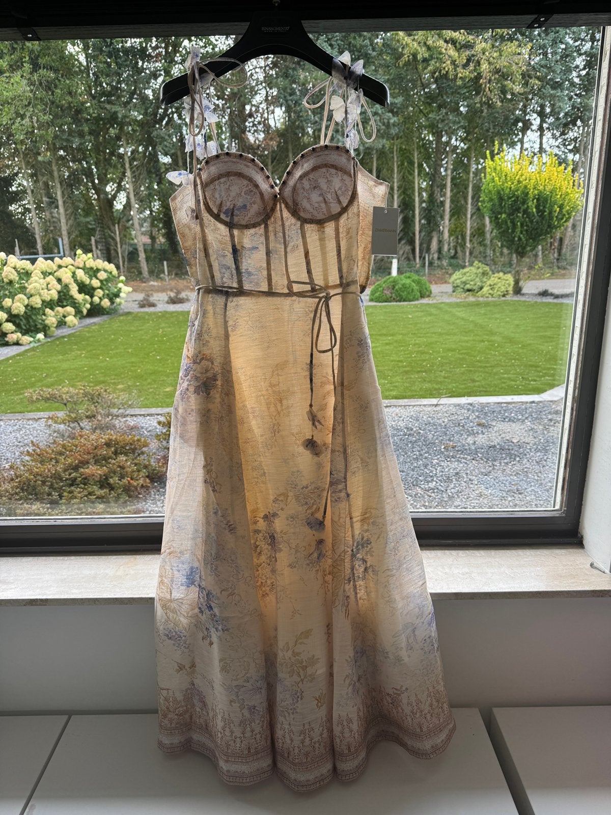 Zimmermann look jurk - M NIEUW (prachtig voor een bruiloft), Maat 38/40 (M), Overige typen, Paars, Nieuw