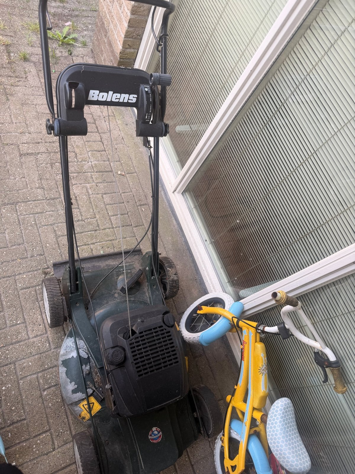 Bolens grasmaaier - Gebruikt maar functioneel, Ophalen, Cirkelmaaier, Gebruikt, Opvangbak