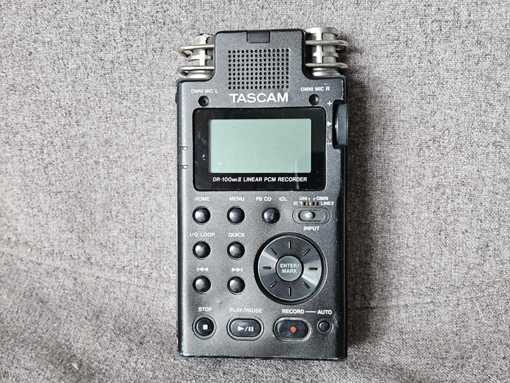 Tascam DR-100mkII Lineaire PCM Recorder, Ophalen of Verzenden, Gebruikt, Audio
