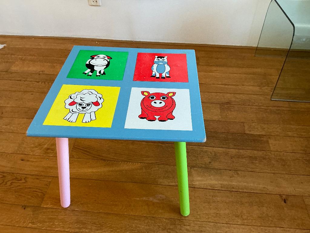 Houten kindertafeltje, Ophalen, Gebruikt, Tafel(s)