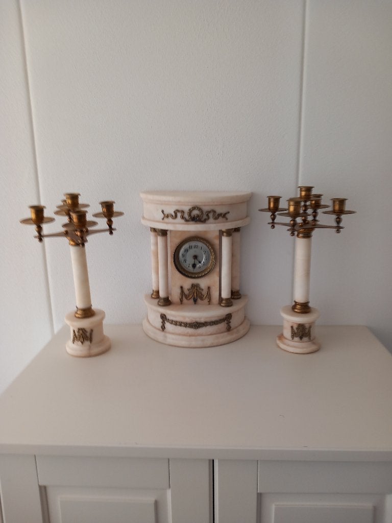 Pendulestel Albast, Antiek en Kunst, Ophalen