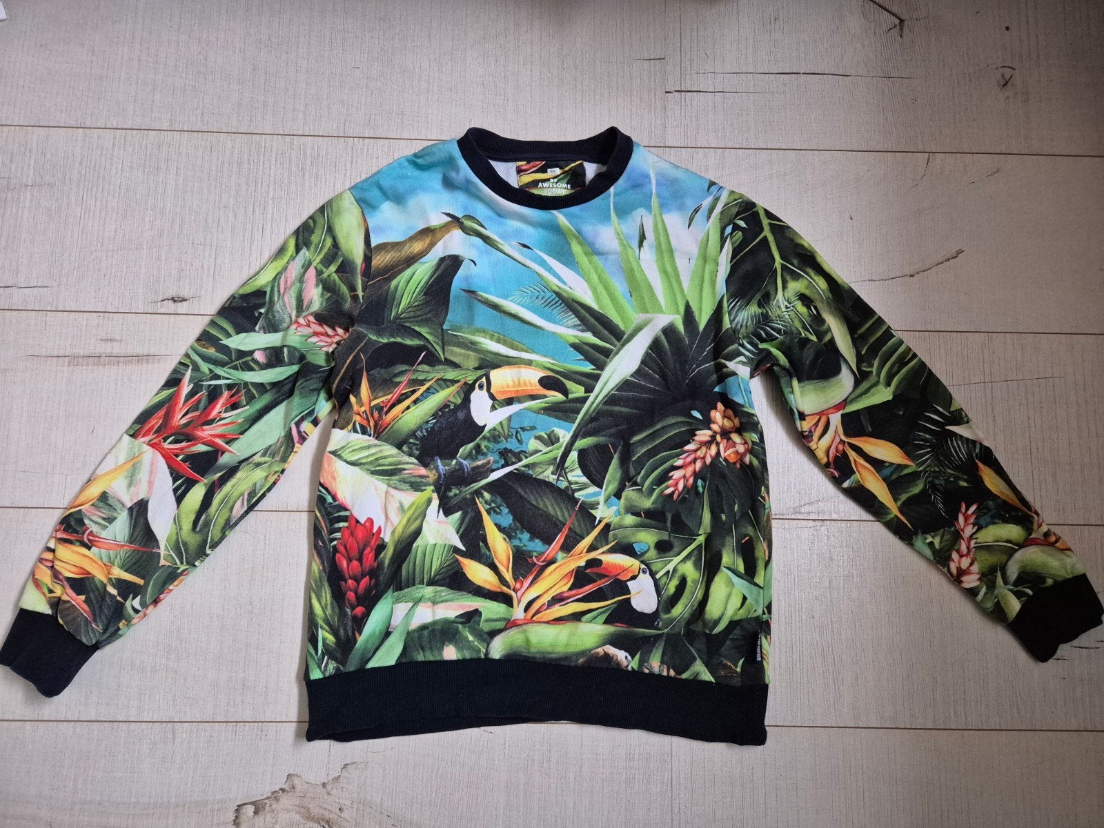 Gave sweater Toekan/ Toucan mt 158/164 (WE/ als NIEUW), Ophalen, WE Fashion, Jongen, Trui of Vest