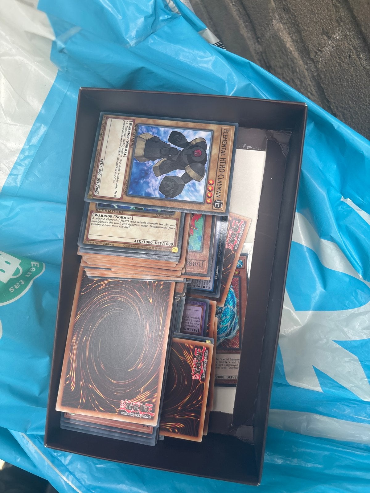 Yu-Gi-Oh! kaarten (ca. 110 stuks) we doen trade up challenge, Ophalen, Gebruikt, Meerdere kaarten