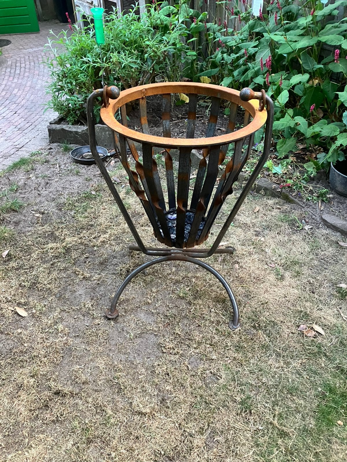 Vuurkorf 50x80, Ophalen, Zo goed als nieuw, Vuurkorf