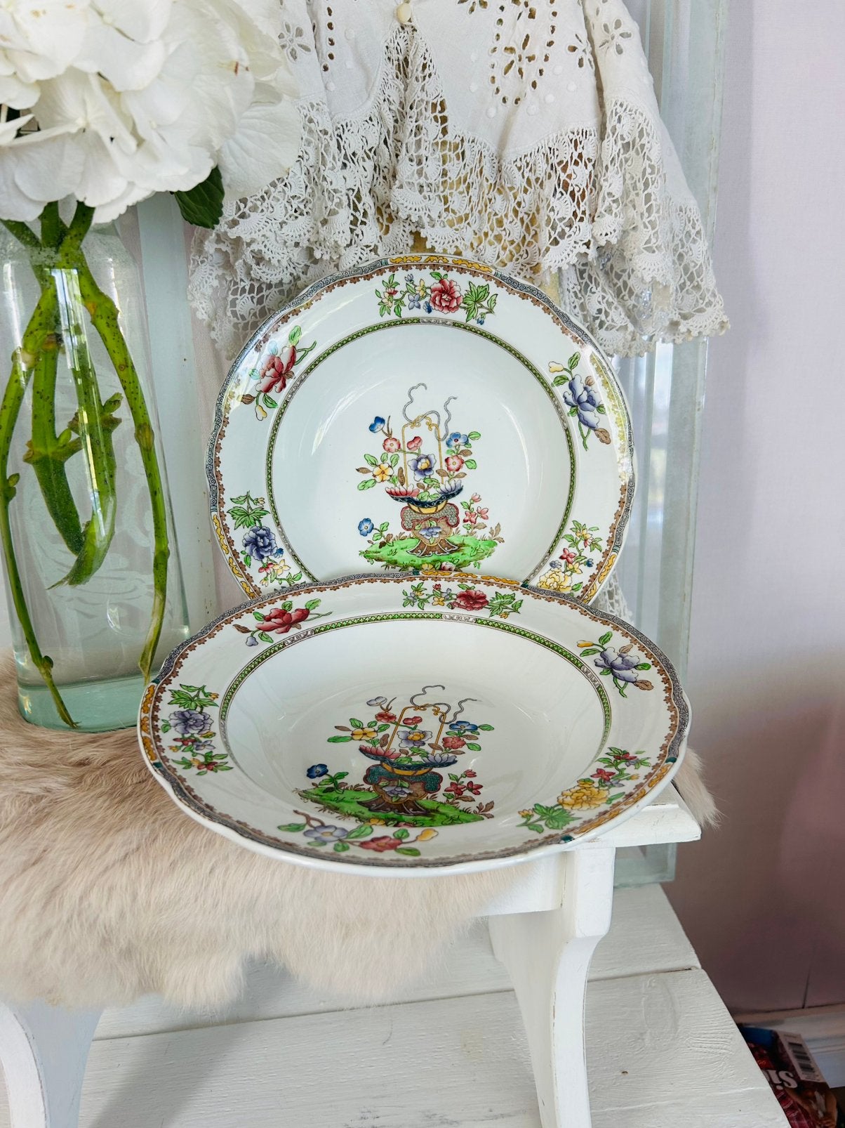 Spode Copeland Old Bow 2x schalen izgst, Ophalen