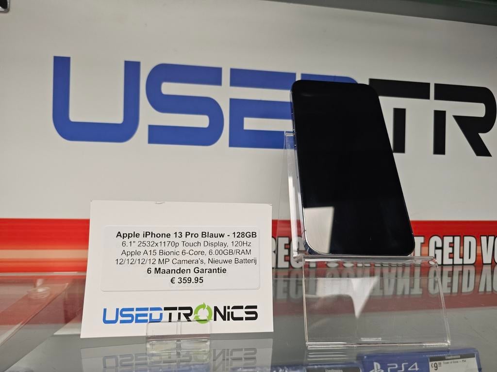 Iphone 13 Pro Blauw 128 GB, Telecommunicatie, Mobiele telefoons | Apple iPhone, Zo goed als nieuw, 128 GB, iPhone 13, Blauw, Ophalen of Verzenden