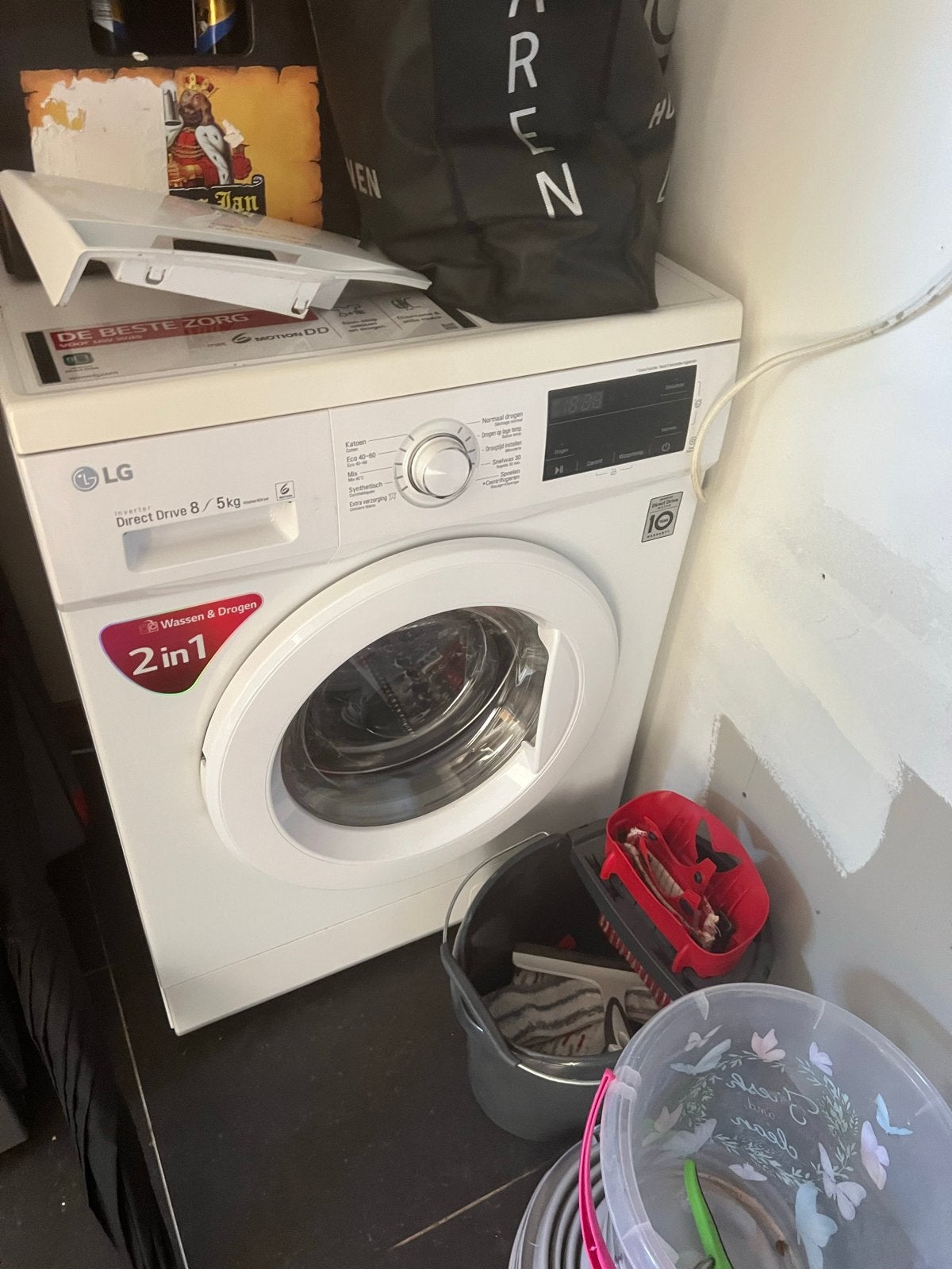 LG Direct Drive 8/5kg Wasmachine - Zo goed als nieuw, Witgoed en Apparatuur, Wasmachines, Ophalen, 1200 tot 1600 toeren, 8 tot 10 kg