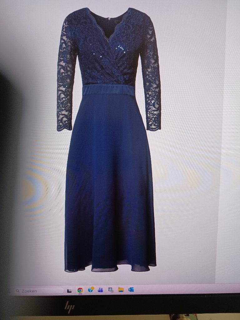 Swing coctailjurk Navy, Kleding | Dames, Gelegenheidskleding, Ophalen, Galajurk, Blauw, Maat 42/44 (L)