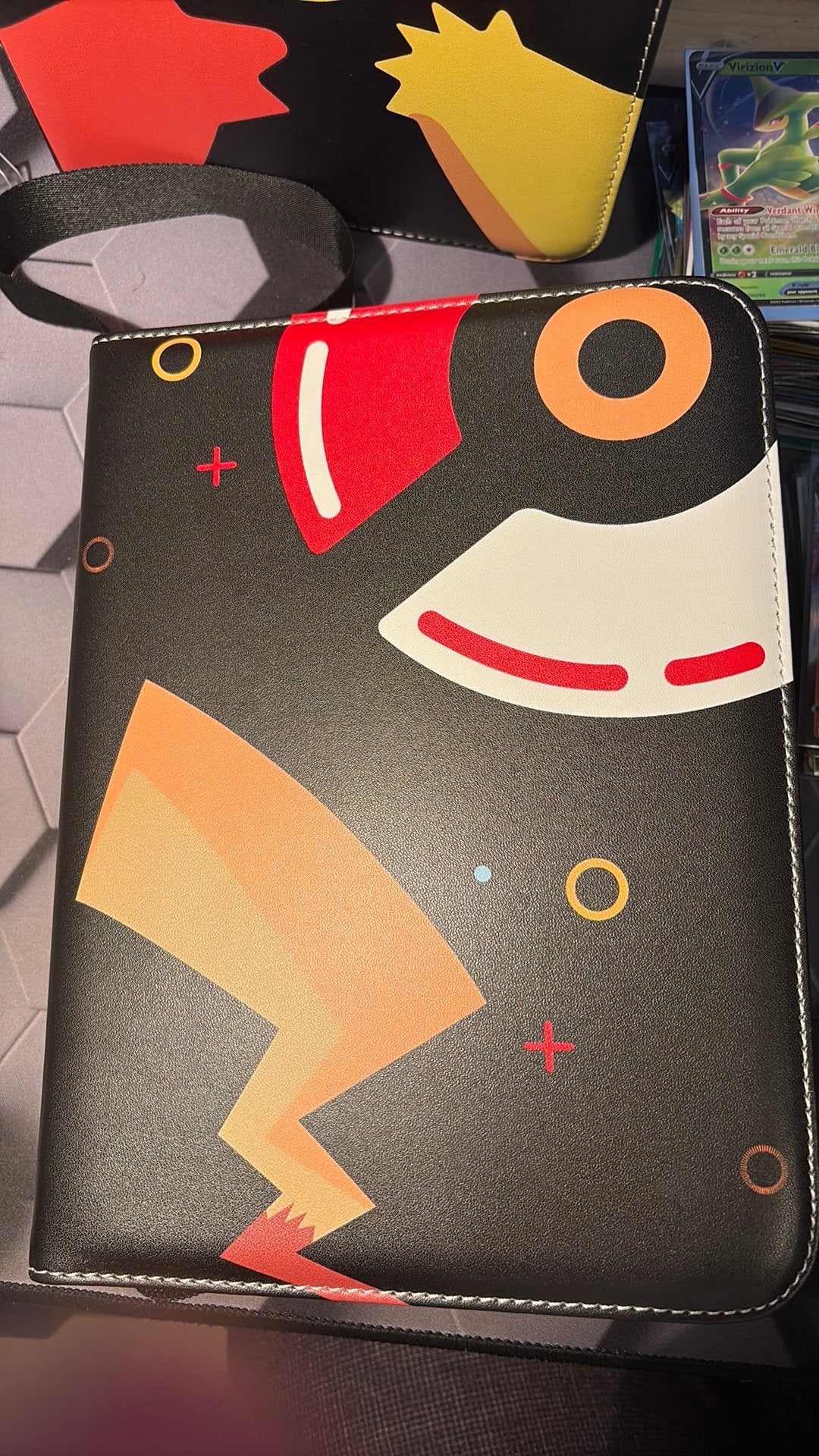 Pokemon PGO set in binder, Ophalen of Verzenden, Gebruikt, Meerdere kaarten