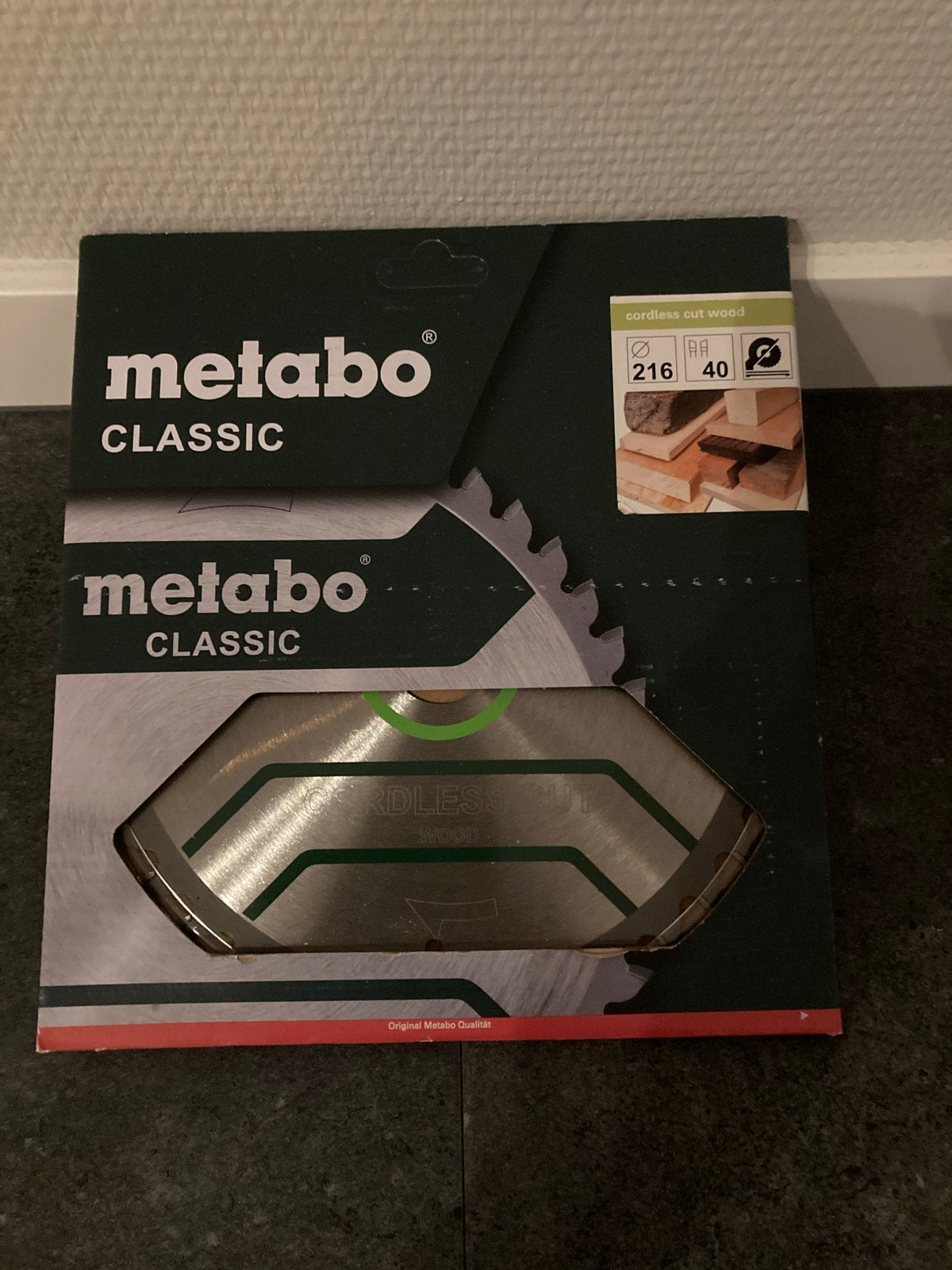 Metabo Classic Zaagblad 216mm voor Afkortzaag, Ophalen of Verzenden, Nieuw