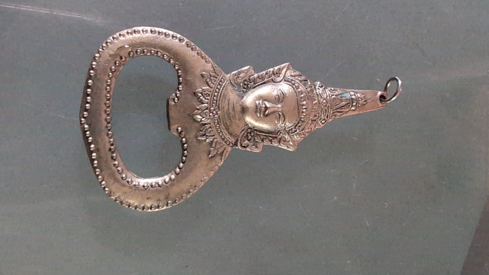 Vintage Flessenopener met Boeddha-hoofd, Ophalen of Verzenden