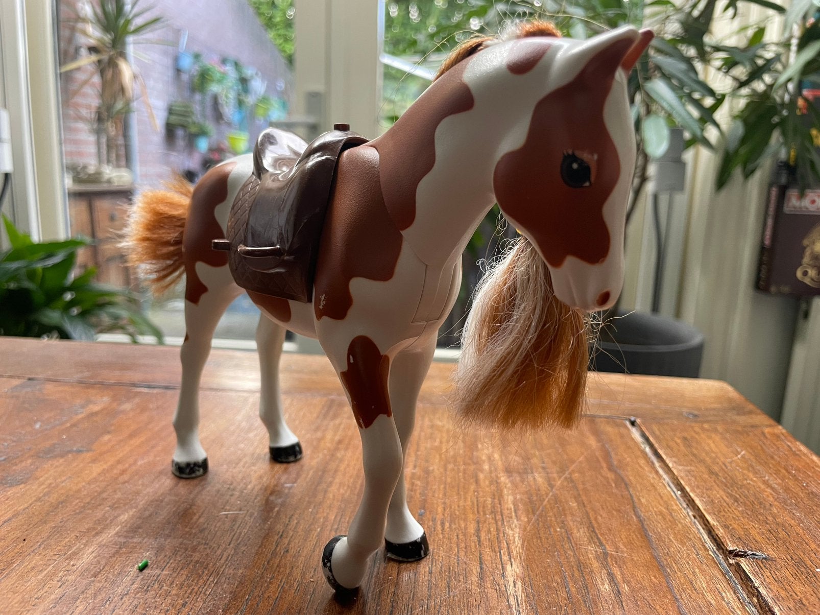 Lego 3124 Indie Wit paard met bruine patches, Ophalen of Verzenden, Zo goed als nieuw
