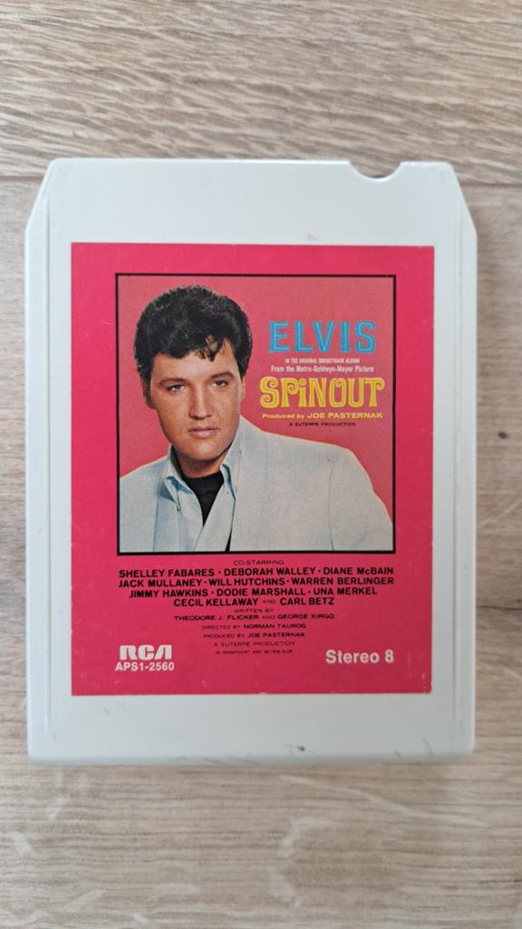 Elvis Presley - Spinout (Stereo 8-track) 8 track, 1 bandje, Ophalen of Verzenden, Zo goed als nieuw, Origineel