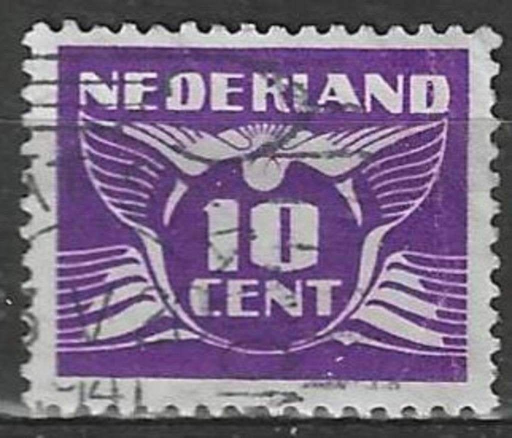 Nederland 1941 - Yvert 372 - Vliegende duif (ST), Postzegels en Munten, Verzenden, Gestempeld