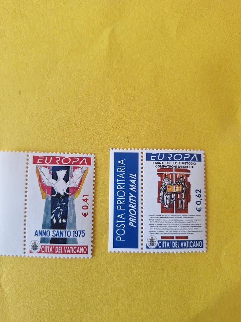 Vaticaanstad: mi. 1459/60. Europazegels 2003. Affichekunst., Ophalen of Verzenden, Overige landen, Postfris