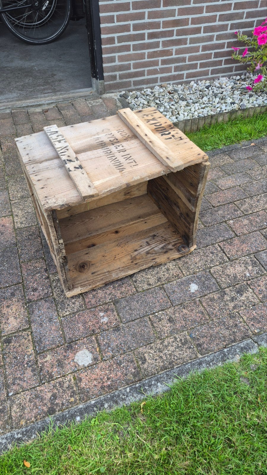 Vintage houten kisten, Ophalen, Gebruikt, 50 tot 100 cm, 5 – 50