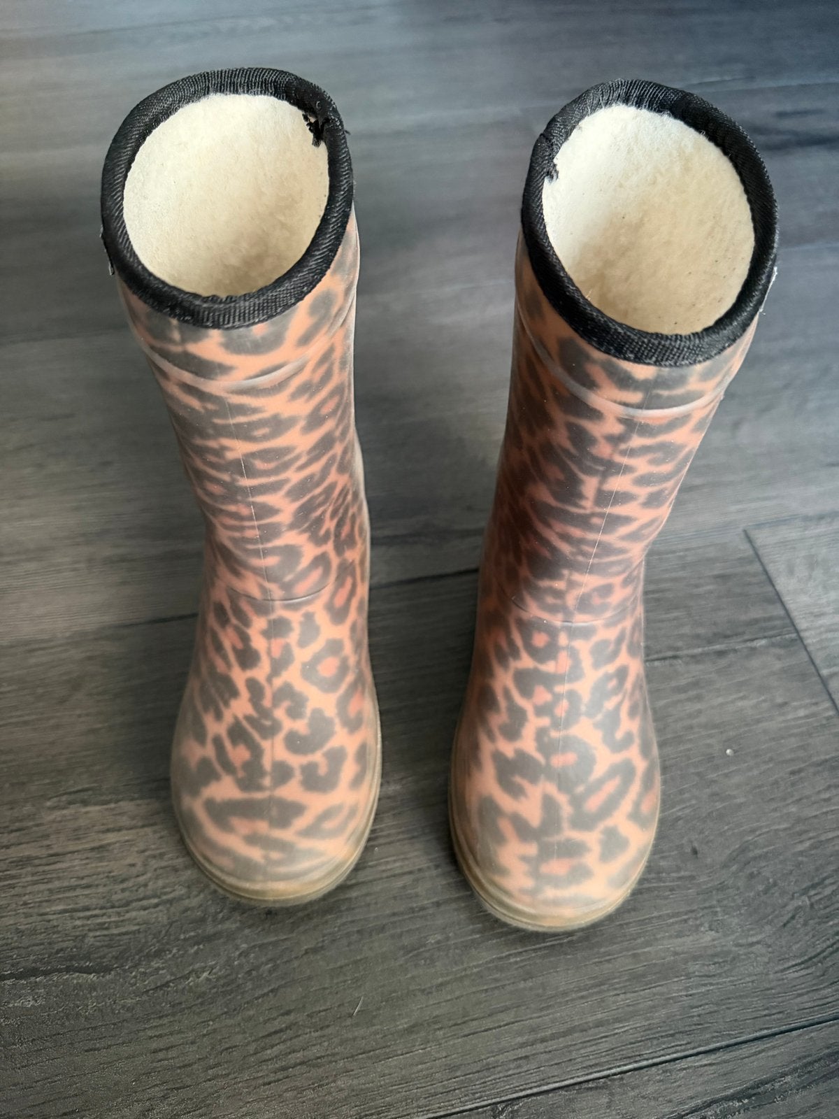 EN FANT regenlaarzen met luipaardprint, maat 27, Ophalen, Gebruikt, Jongen of Meisje, Laarzen