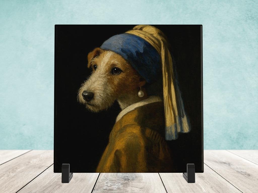 Meisje met de Parel - Fox Terrier, Verzenden, Nieuw