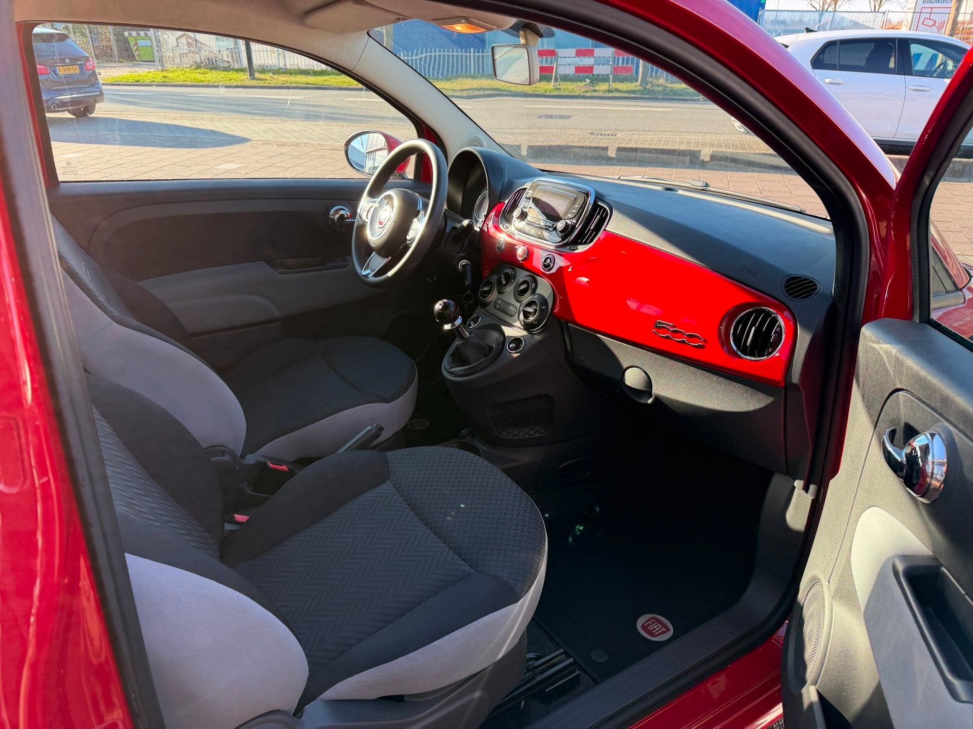 Fiat 500 1.0 TwinAir Pop Airco|Elektrisch pak|GARANTIE, Voorwielaandrijving, Stof, Gebruikt, Euro 6
