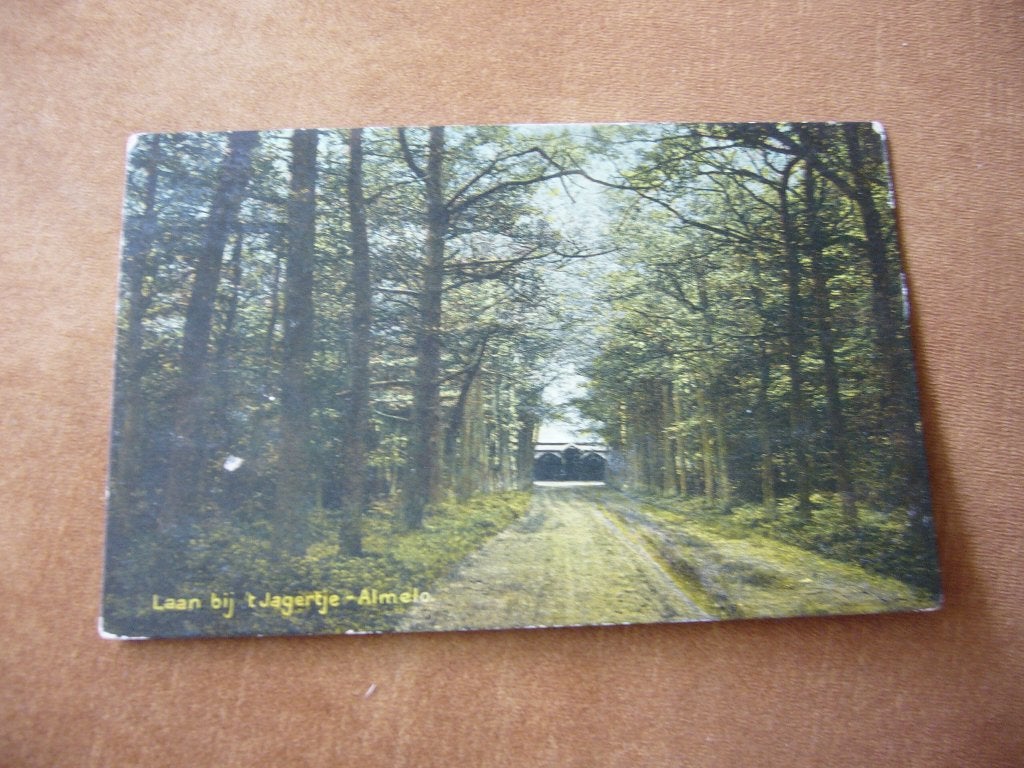 ALMELO  =  LAAN BIJ T, JAGERTJE   BRIEFKAART  1911, Ophalen of Verzenden, Voor 1920, Gelopen, Overijssel
