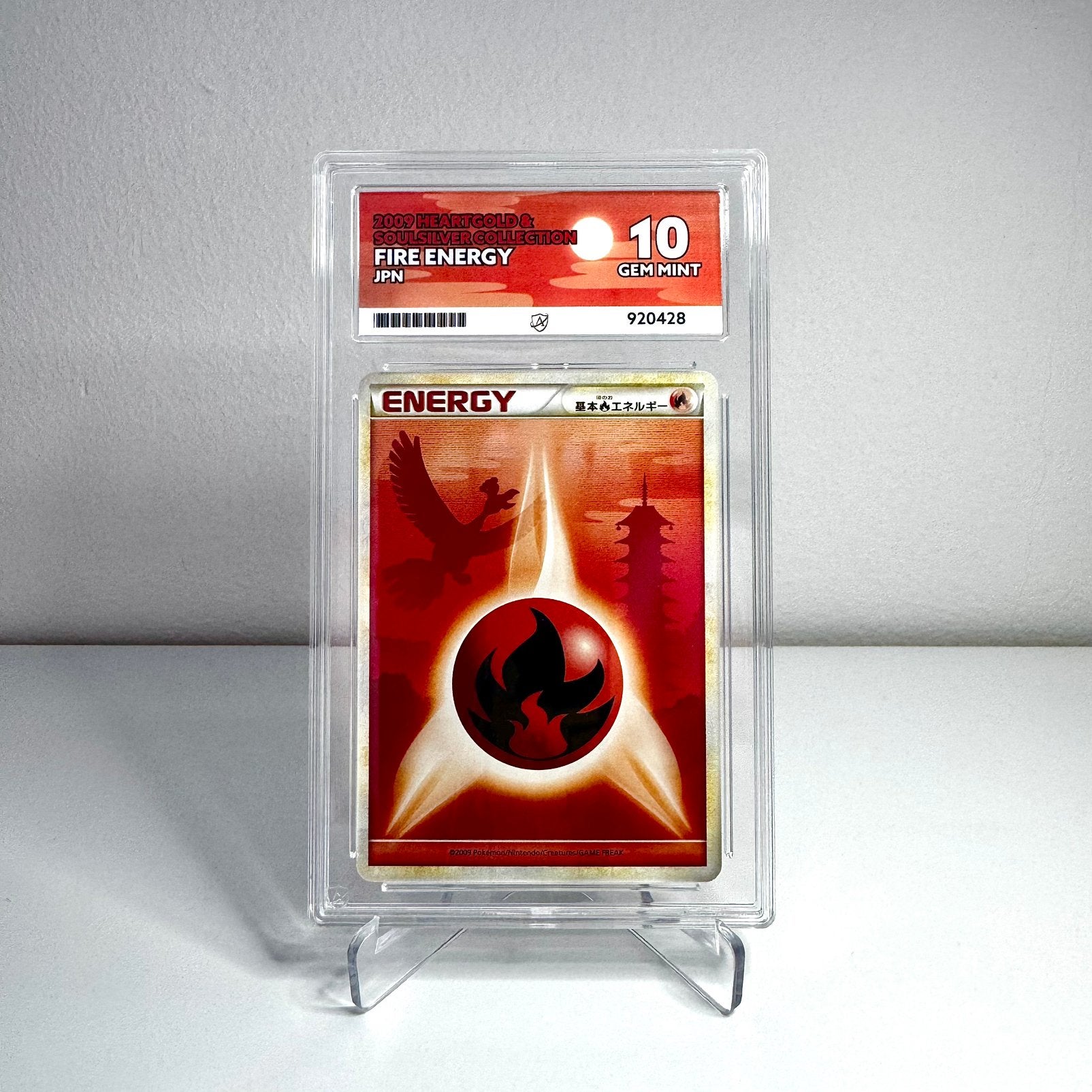 Pokémon Fire Energy ACE 10 L1, Ophalen of Verzenden, Zo goed als nieuw