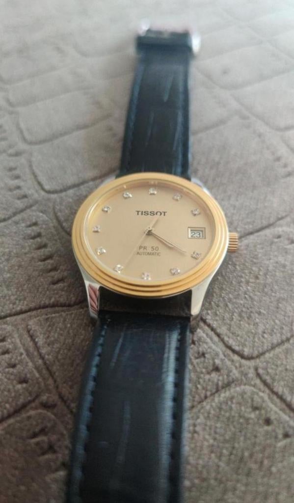 Tissot PR 50 Automatic horloge met diamanten, Ophalen of Verzenden