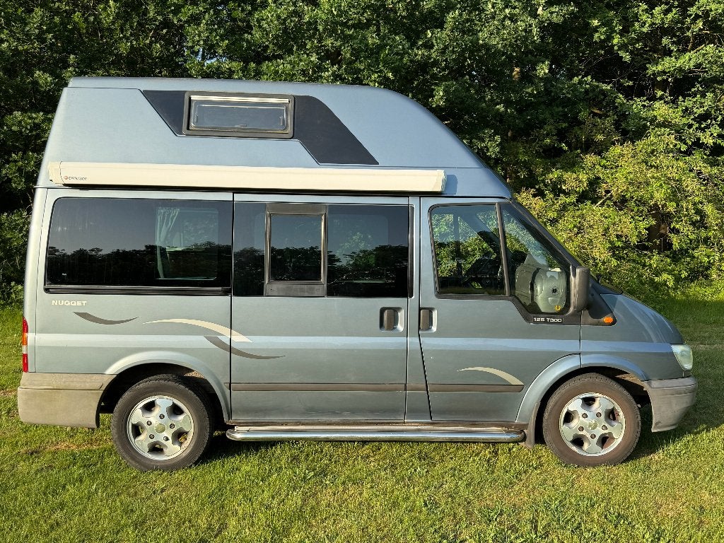Ford Transit Westfalia Nugget Hoog Dak, Brandblusser, Chemisch toilet, Buscamper of Camperbus, Particulier
