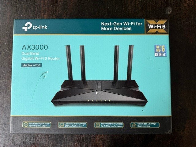 TP-Link Archer AX50 AX3000 Dual Band Gigabit Wi-Fi 6 Router, Computers en Software, Routers en Modems, Ophalen of Verzenden, Gebruikt