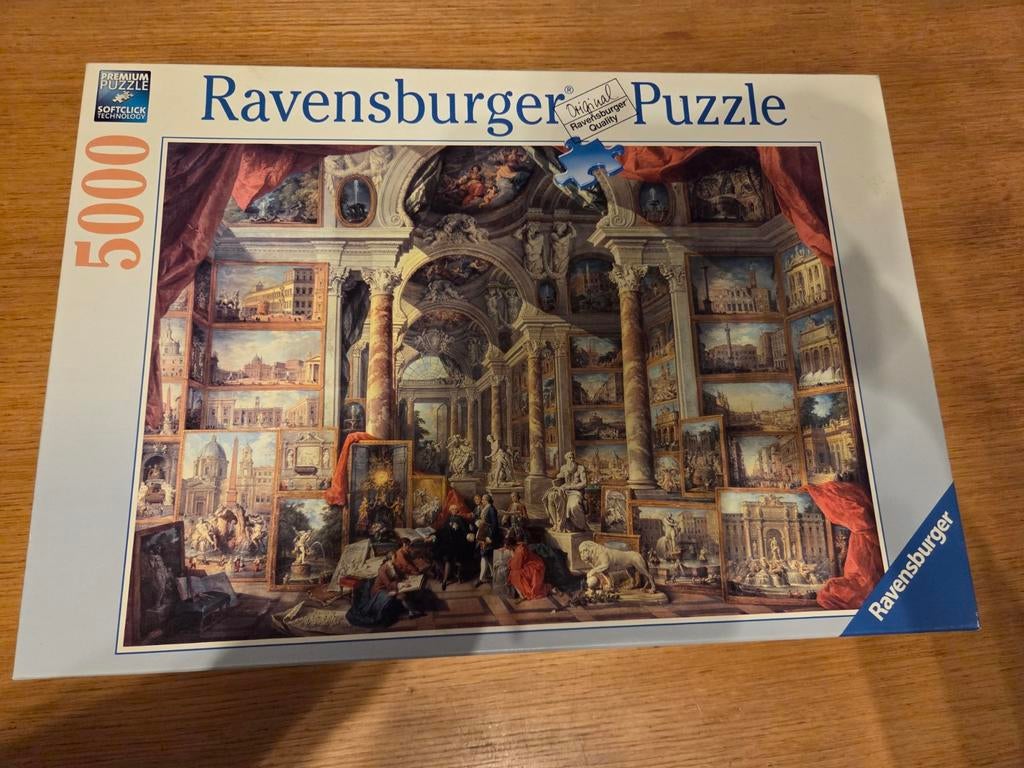 Ravensburger puzzel Views of Modern Rome 5000 stuks, Ophalen of Verzenden, Meer dan 1500 stukjes, Zo goed als nieuw, Legpuzzel