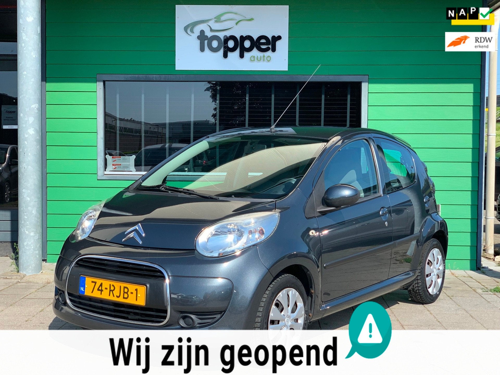 Citroen C1 1.0-12V Ambiance|1e Eigenaar|Airco|NAP, Auto's, Citroën, Voorwielaandrijving, Euro 5, Gebruikt, 4 stoelen
