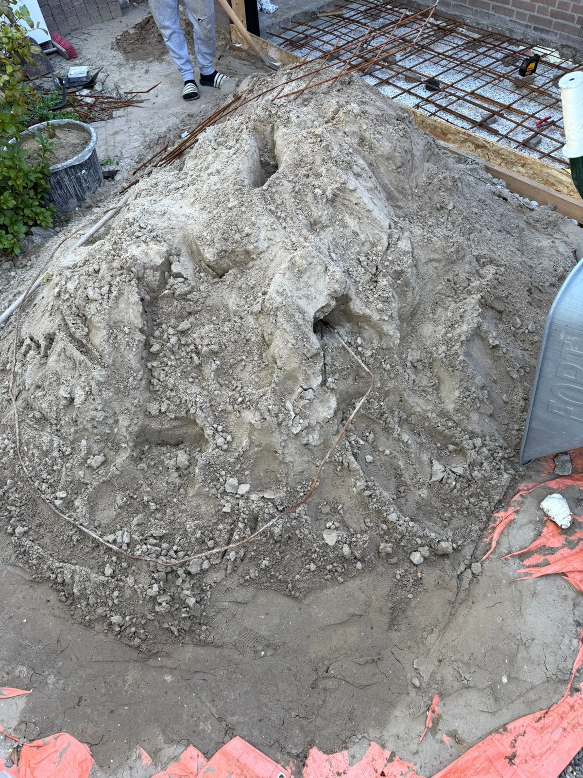 Geel zand 1 kuub, Ophalen, Zo goed als nieuw, Ophoogzand