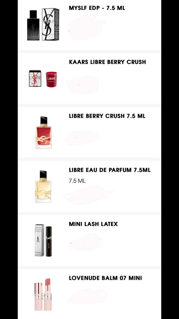 YSL miniaturen + YSL handdoek‼️, Eén persoon, Kortingsbon