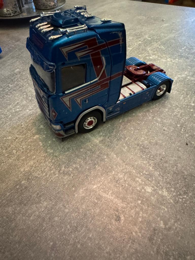 Miniatuur Scania, Ophalen of Verzenden, Zo goed als nieuw, Bus of Vrachtwagen, Tekno