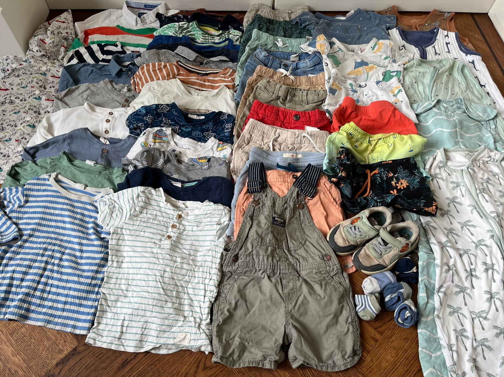 Kledingpakket maat 92/98 zomer/lente (50 stuks), Ophalen, Gebruikt, Maat 92