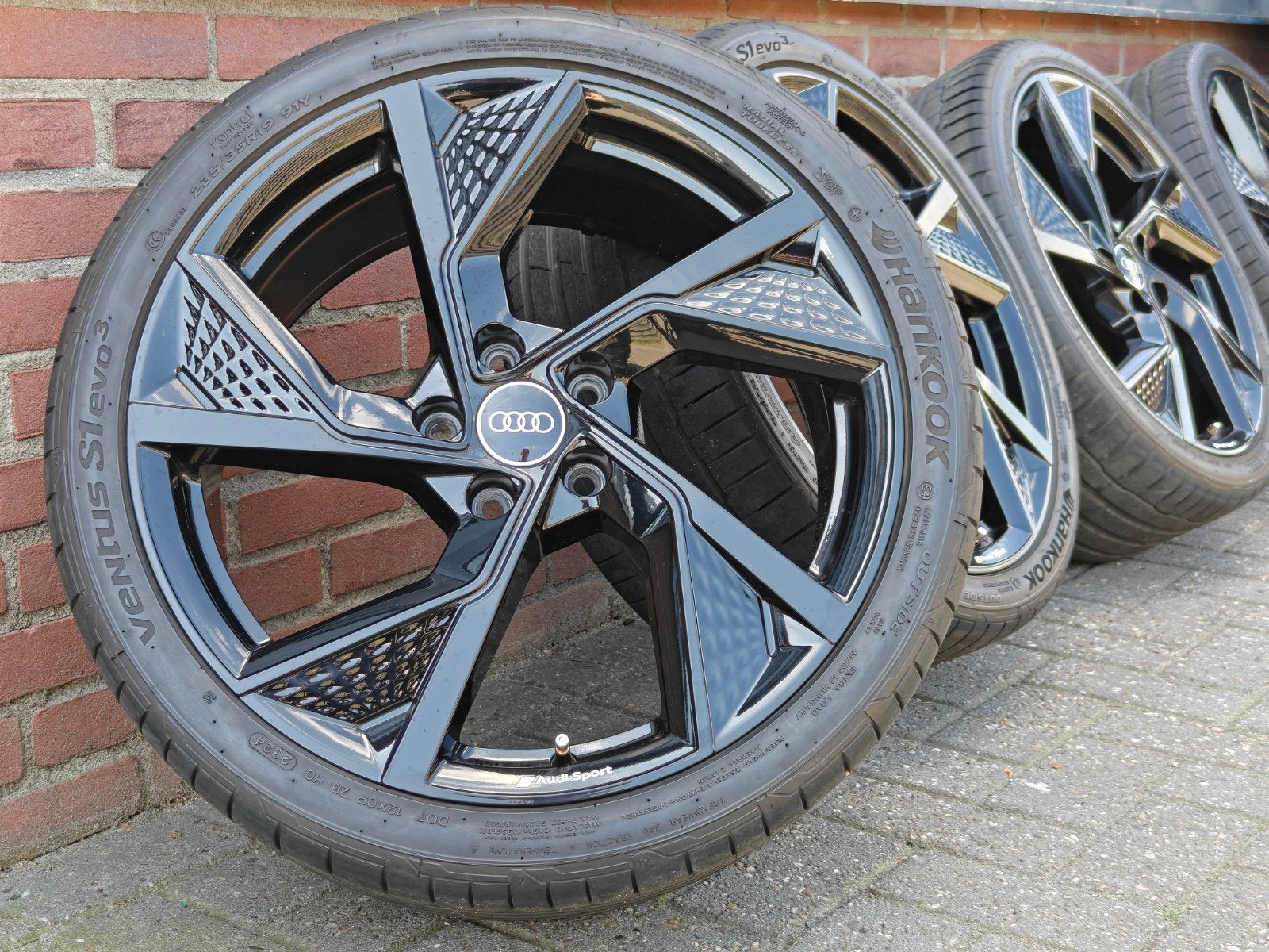 19 inch Originele Audi A3 S3 Zomerset Hankook Audi Sport, Auto-onderdelen, Banden en Velgen, Audi, Gebruikt, Banden en Velgen
