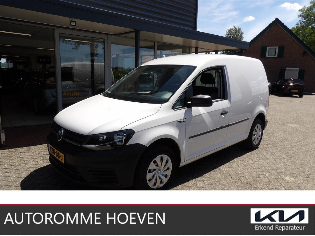 VOLKSWAGEN Caddy 1.0 TSI Highline schuifdeur 57.000km Marge, Auto's, Bestelauto's, Stof, Gebruikt, Volkswagen, Wit