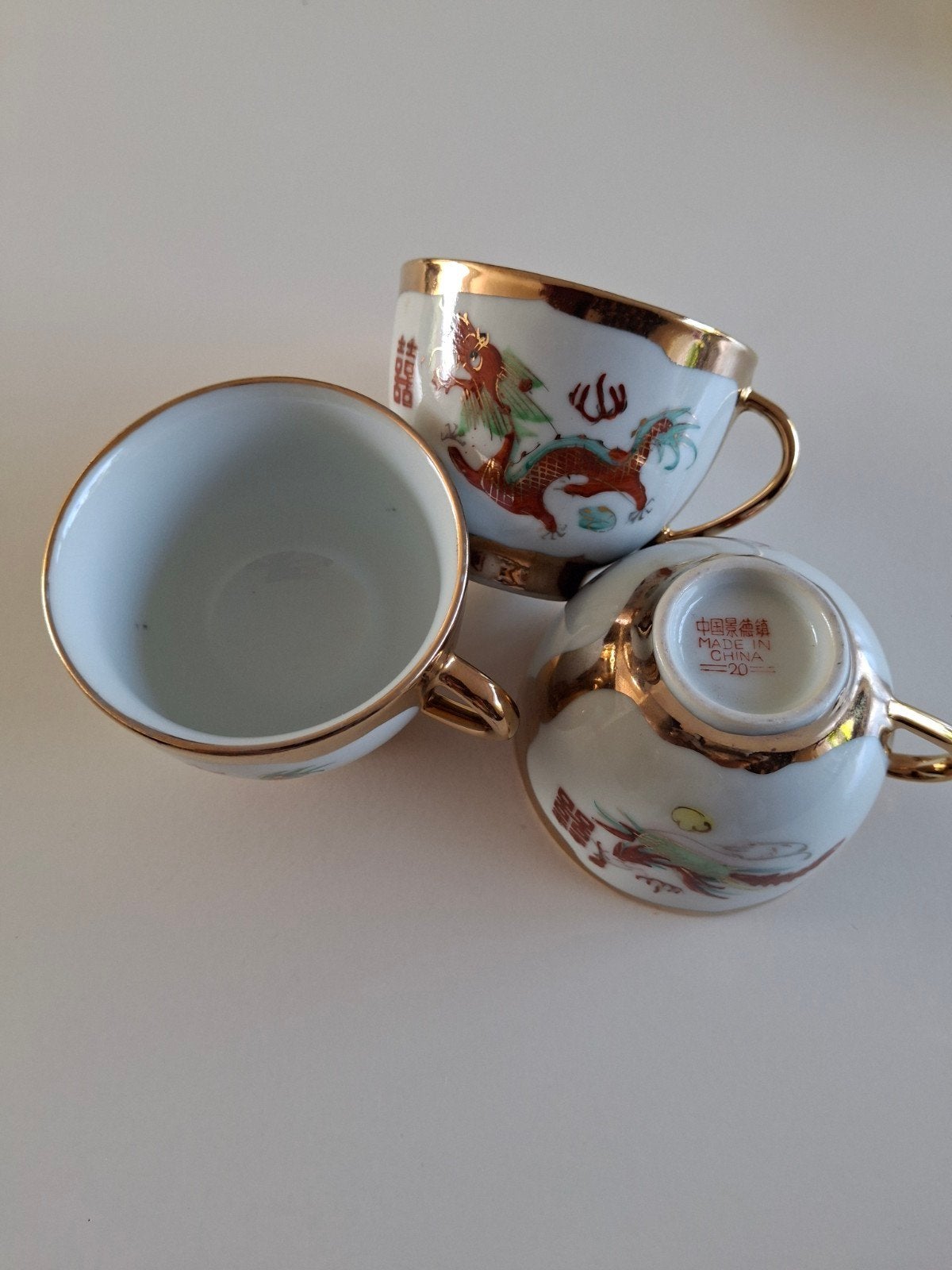 3 kopjes. China., Ophalen of Verzenden