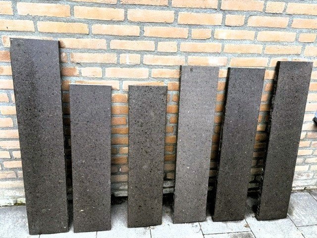 ( af)dekplaten Vietnamees Basalt, Tuin en Terras, Vijvers, Ophalen, Zo goed als nieuw