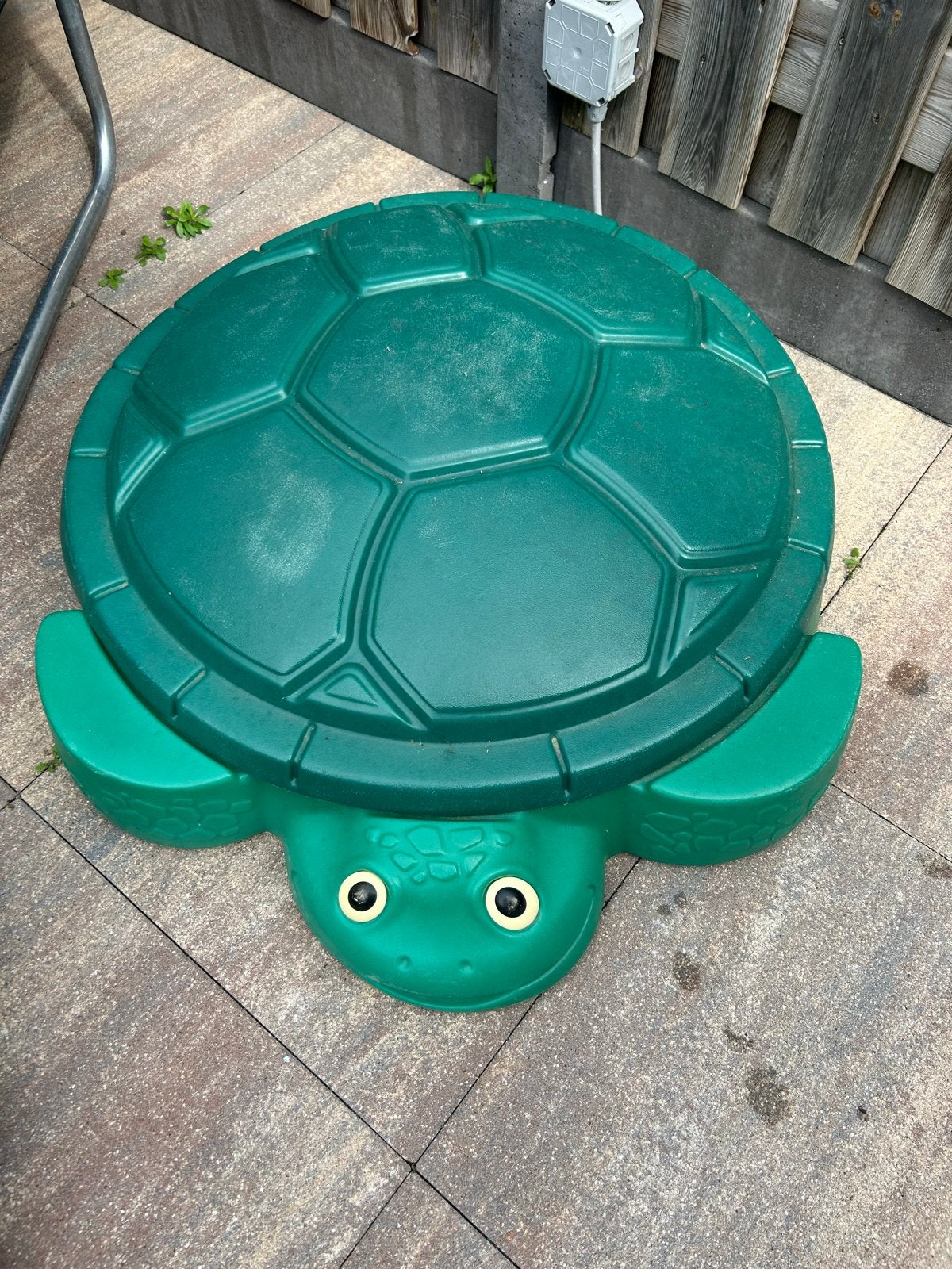 Schildpad zandbak met deksel, Kinderen en Baby's, Speelgoed | Buiten | Zandbakken, Ophalen of Verzenden, Gebruikt