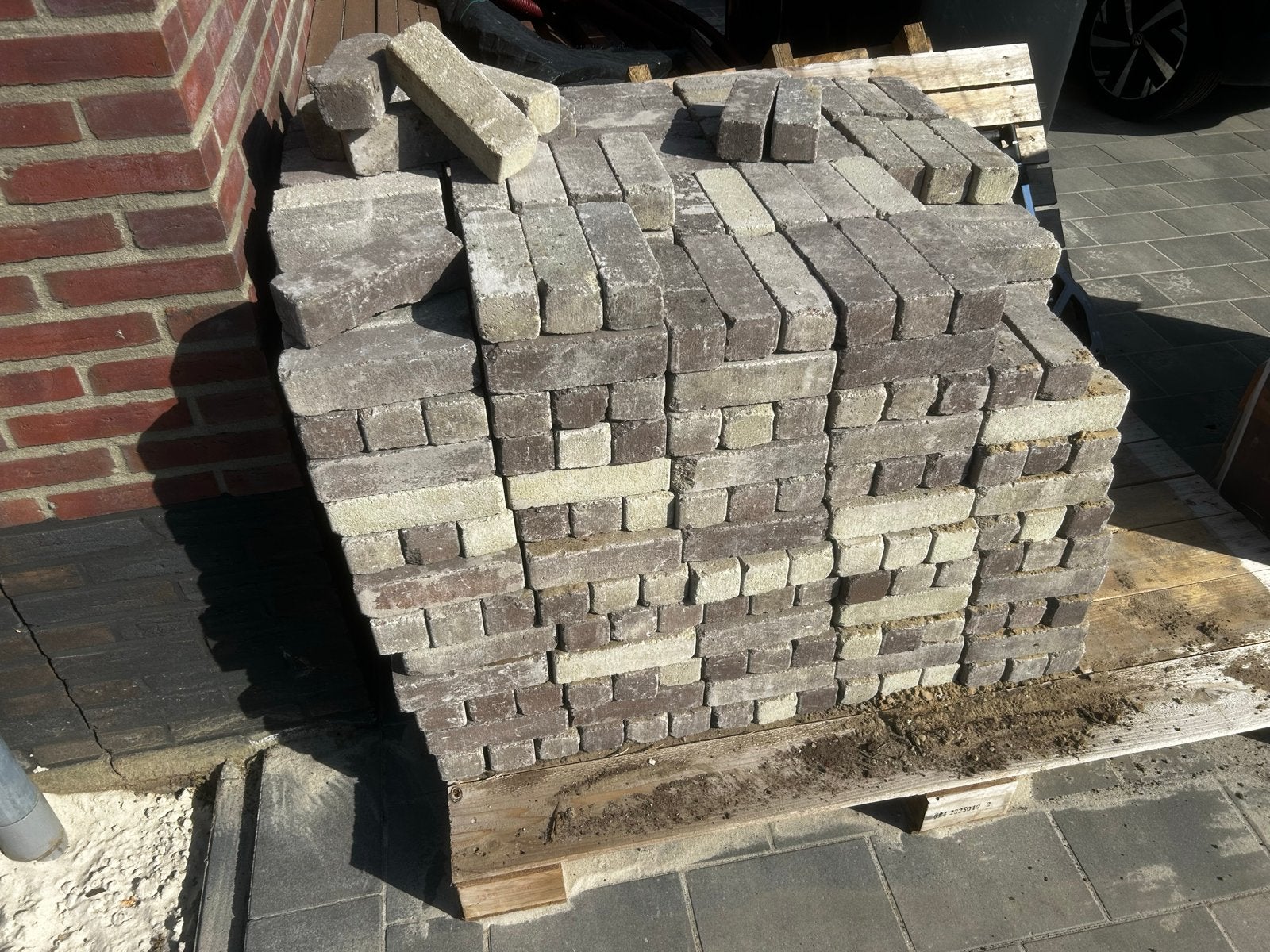 Nieuw!! betonklinker dikformaat - 6cm - oud joure waaltjes, Ophalen, Overige materialen, Gebruikt, Overige typen
