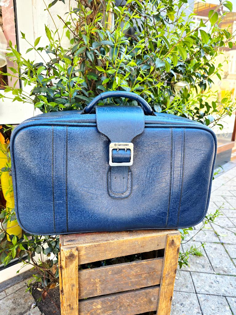 YatvaVintage : YV9649 :Vintage 1970s Samsonite Weekender Bag, Overige materialen, Gebruikt, Unknown, Minder dan 50 cm