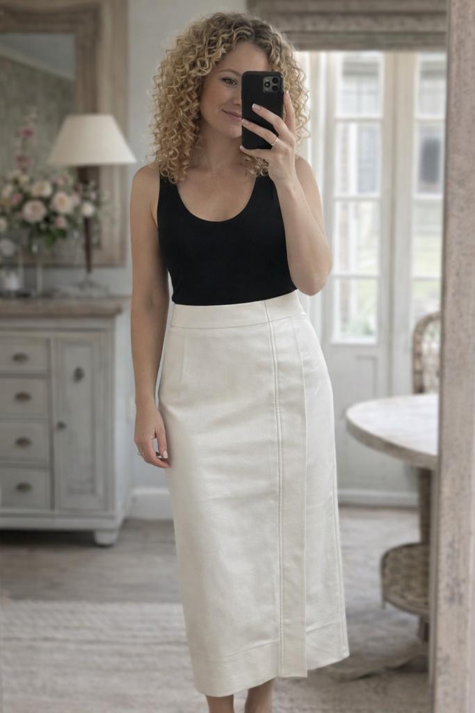 Nieuwe rok van Shoeby - PU leer maat M, Maat 38/40 (M), Beige, Nieuw, Ophalen of Verzenden