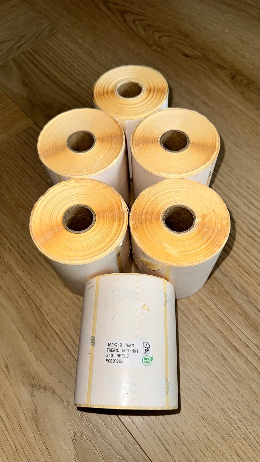 Dymo XL Printer labels 102x210 etiketten Labelwriter P000982, Computers en Software, Labelprinters, Ophalen, Zo goed als nieuw