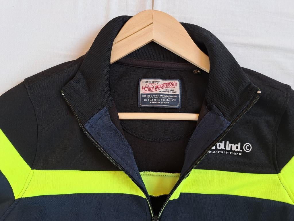 Petrol Industries vest zwart/geel - Maat 164, Ophalen, Trui of Vest, Petrol Industries, Nieuw