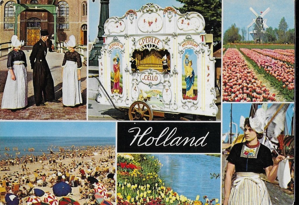 Holland gelopen Ansichtkaart ( 4355, Ophalen of Verzenden, 1980 tot heden, Gelopen